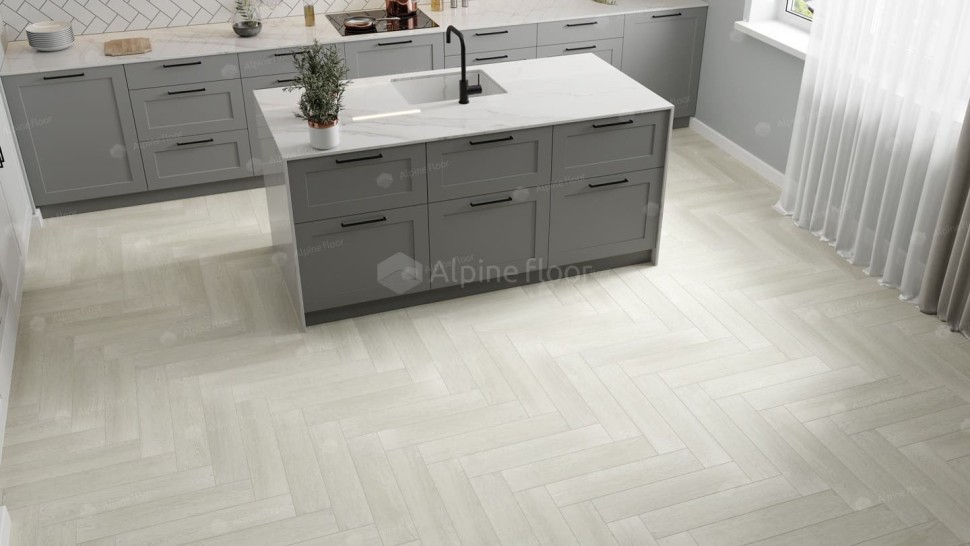 Виниловая плитка "Alpine Floor" Parquet LVT Зимний Лес (590*118*2,5 мм) — купить в Череповце