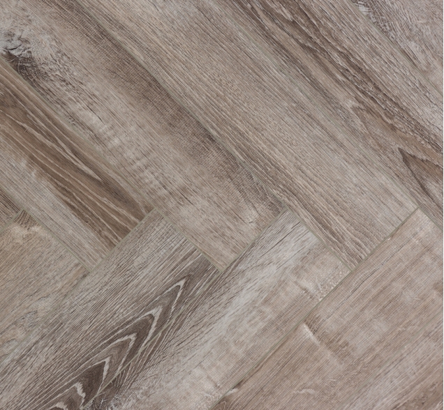 Виниловый ламинат SPC "Cronafloor" Herringbone Дуб Тулон (640*128*4,5 мм) — купить в Череповце