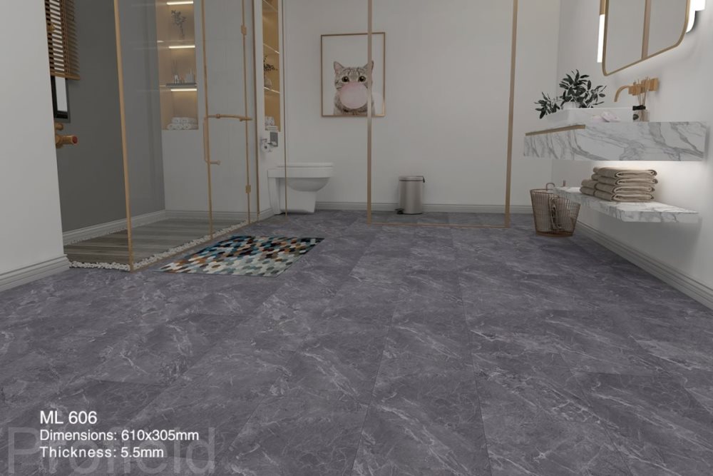 SPC ламинат "Profield" Грей марбл (305*610*5,5 мм) — купить в Череповце