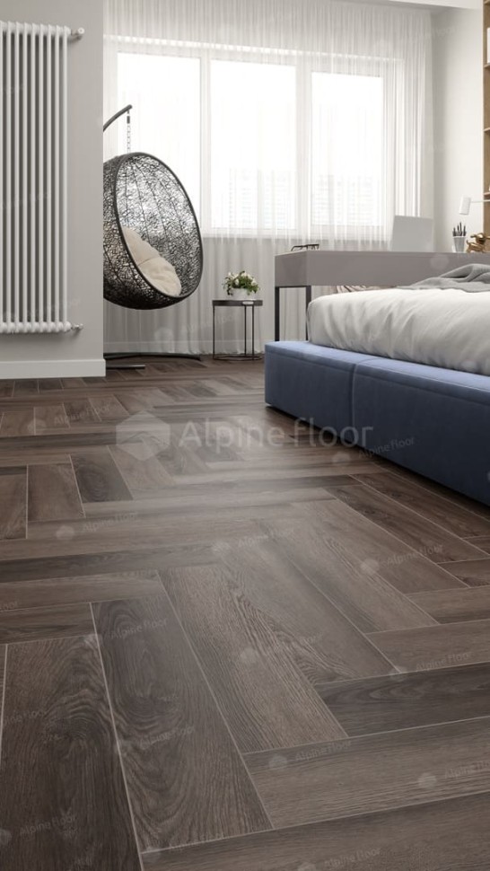 Виниловая плитка "Alpine Floor" Parquet LVT Фафнир (590*118*2,5 мм) — купить в Череповце
