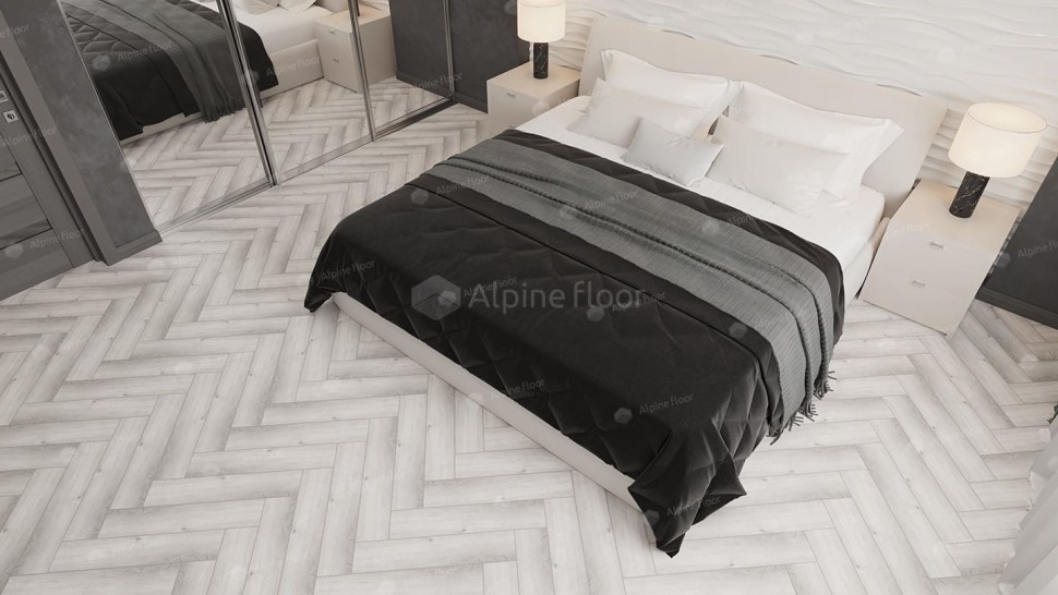 Виниловая плитка "Alpine Floor" Parquet LVT Дуб Альхена (590*118*2,5 мм) — купить в Череповце