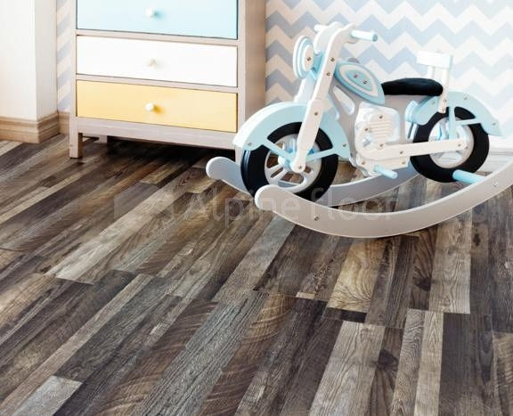 Кварцвиниловая плитка "Alpine Floor" Орех Состаренный (1219*184*3мм) — купить в Череповце