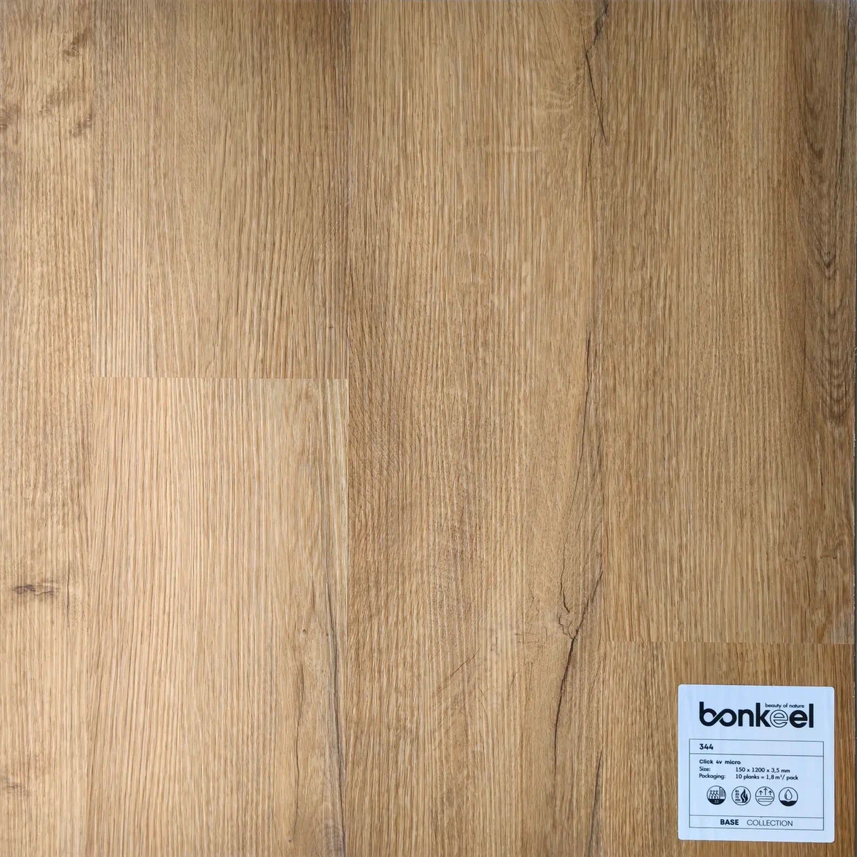 Плитка ПВХ "Bonkeel" Base New 344 (1220*150*3,5 мм) — купить в Череповце