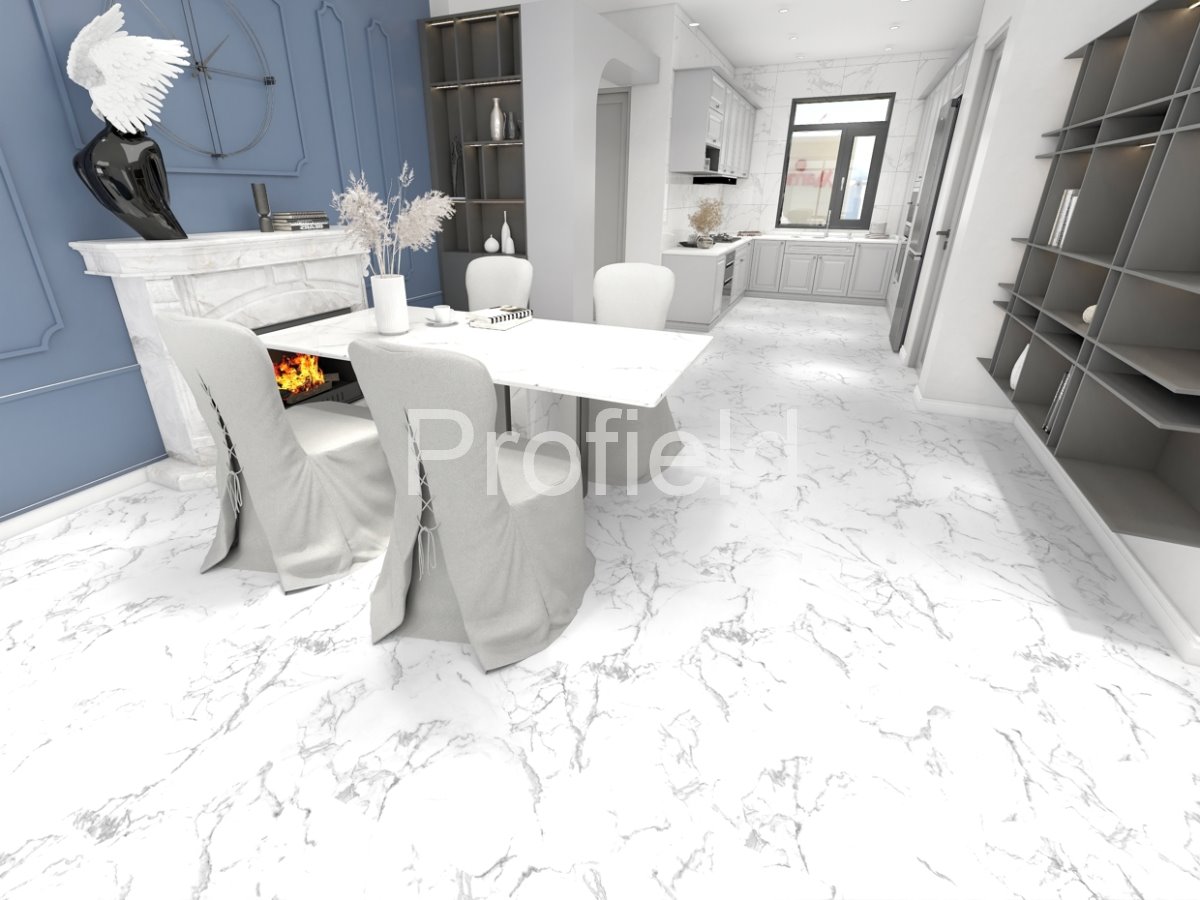 HSPC ламинат "Profield" Камень белый (610*305*5,5 мм) — купить в Череповце