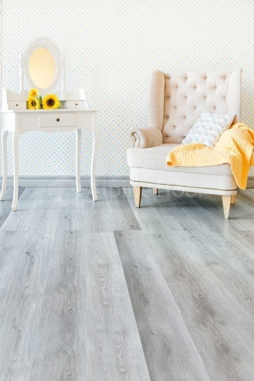 Кварцвиниловая плитка "Alpine Floor" Дуб Пепельный  (1219*184*2мм) — купить в Череповце