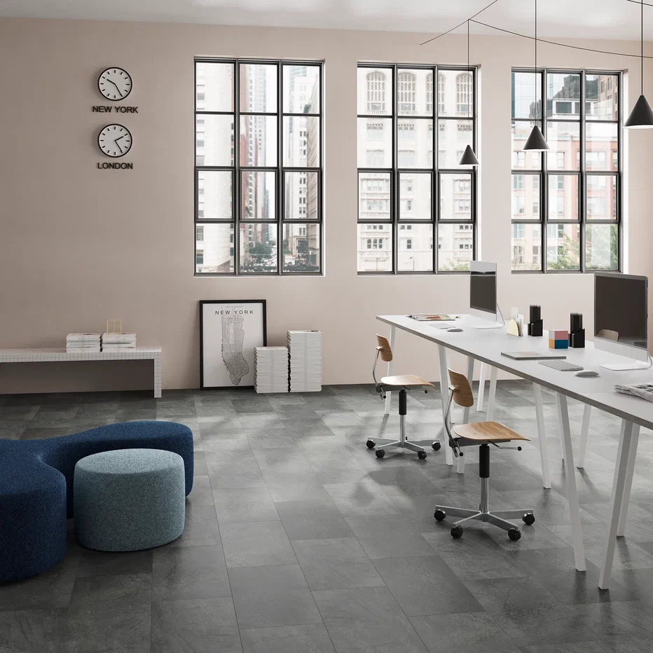 SPC ламинат "Invictus" Groovy Granite Steel (603*298*6мм) — купить в Череповце