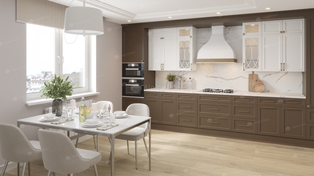 SPC Ламинат "Alpine Floor" Дуб капучино (1524*180*8 мм) — купить в Череповце