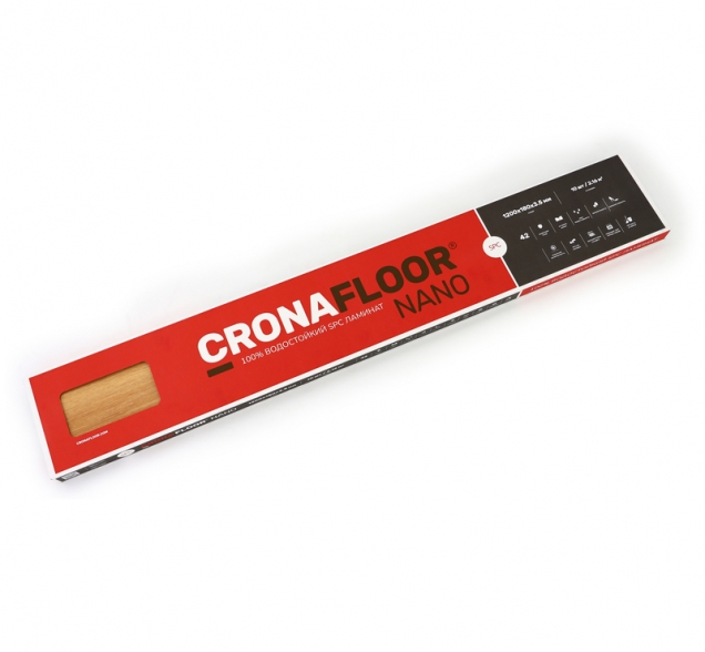 SPC ламинат "CronaFloor" Nano 4V Клен (1200*180*3,5 мм) — купить в Череповце