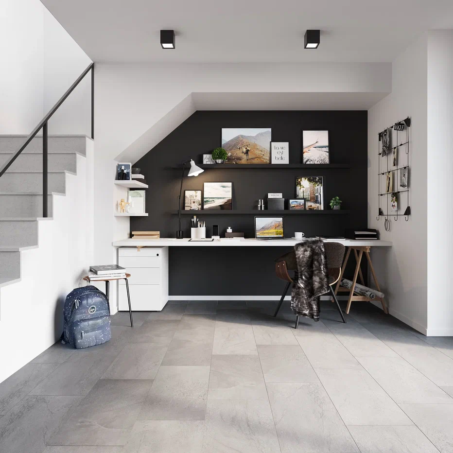 SPC ламинат "Invictus" Groovy Granite Steel (603*298*6мм) — купить в Череповце