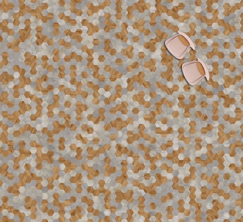 Виниловая плитка "Moduleo" Moods Hexagon 334 (226,32*196*2,5 мм) — купить в Череповце