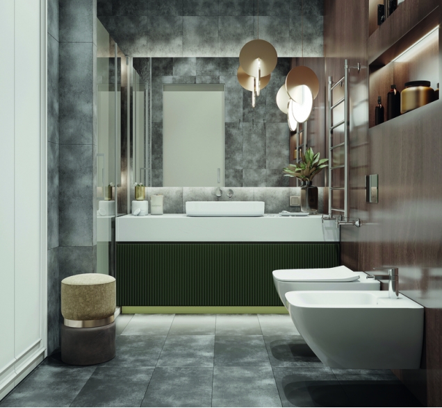 SPC ламинат "CronaFloor" Stone 4V Торнадо Серый (600*300*4 мм) — купить в Череповце