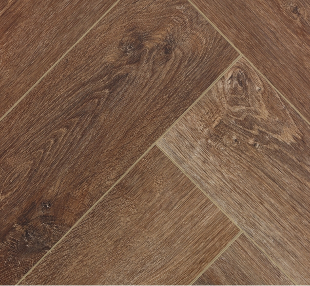 Виниловый ламинат SPC "Cronafloor" Herringbone Дуб Тулуза (640*128*4,5 мм) — купить в Череповце