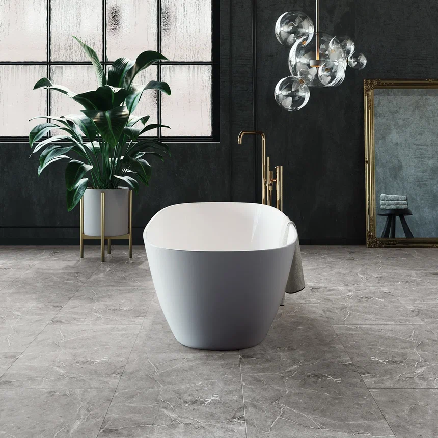 Кварцвиниловая плитка "Invictus" Hudson Stone Silver (914*457*2,5мм) — купить в Череповце