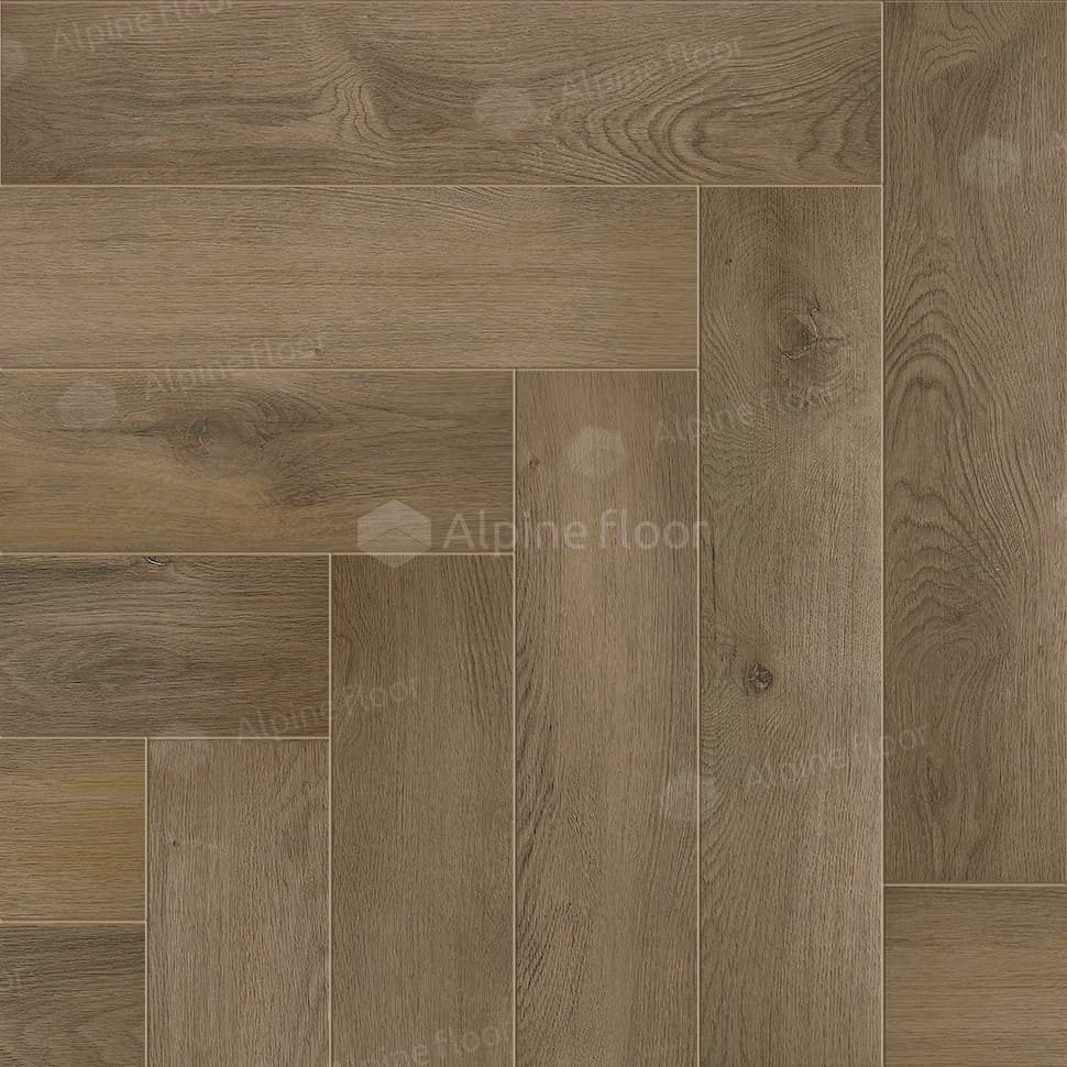 Виниловая плитка "Alpine Floor" Parquet LVT Дуб Насыщенный (590*118*2,5 мм) — купить в Череповце