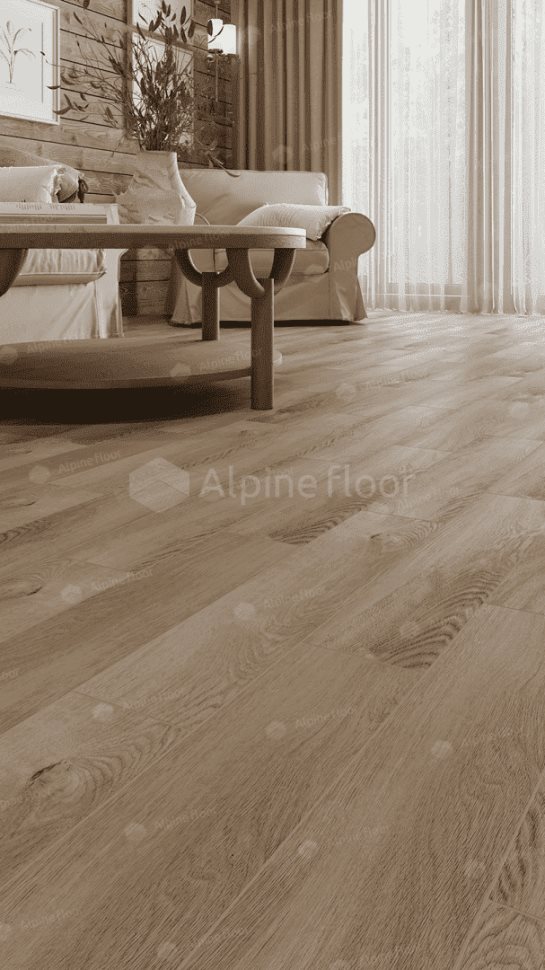 Виниловый ламинат "Alpine Floor" Parquet Light Дуб Синистра (600*125*4 мм) — купить в Череповце