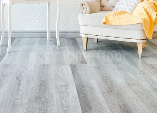 Кварцвиниловая плитка "Alpine Floor" Дуб Пепельный  (1219*184*2мм) — купить в Череповце