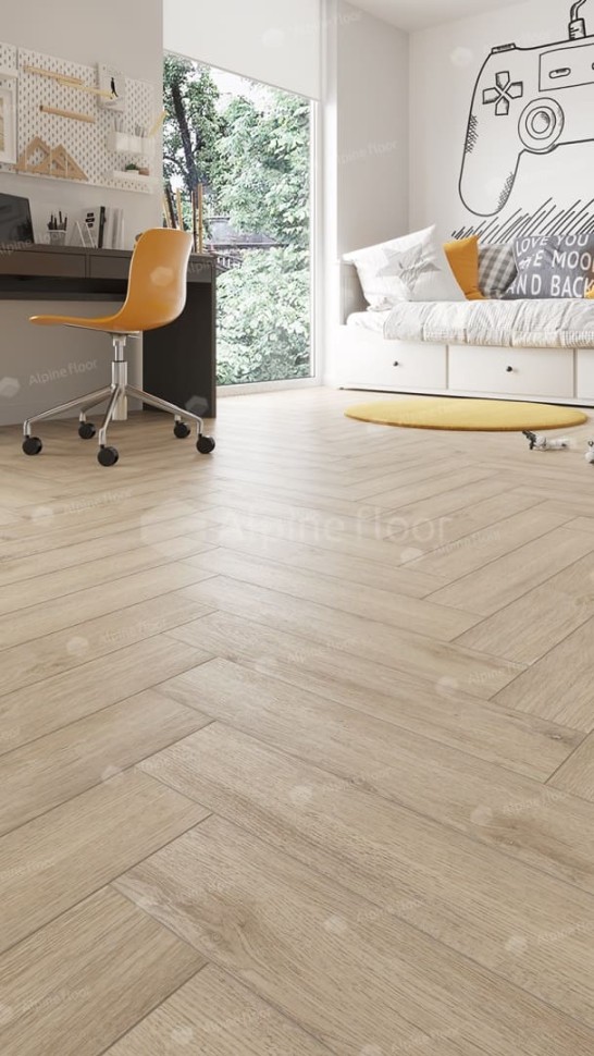 Виниловая плитка "Alpine Floor" Parquet LVT Дуб Медия (590*118*2,5 мм) — купить в Череповце