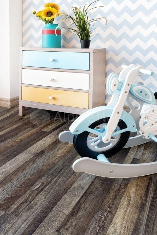 Кварцвиниловая плитка "Alpine Floor" Орех Состаренный  (1219*184*2мм) — купить в Череповце