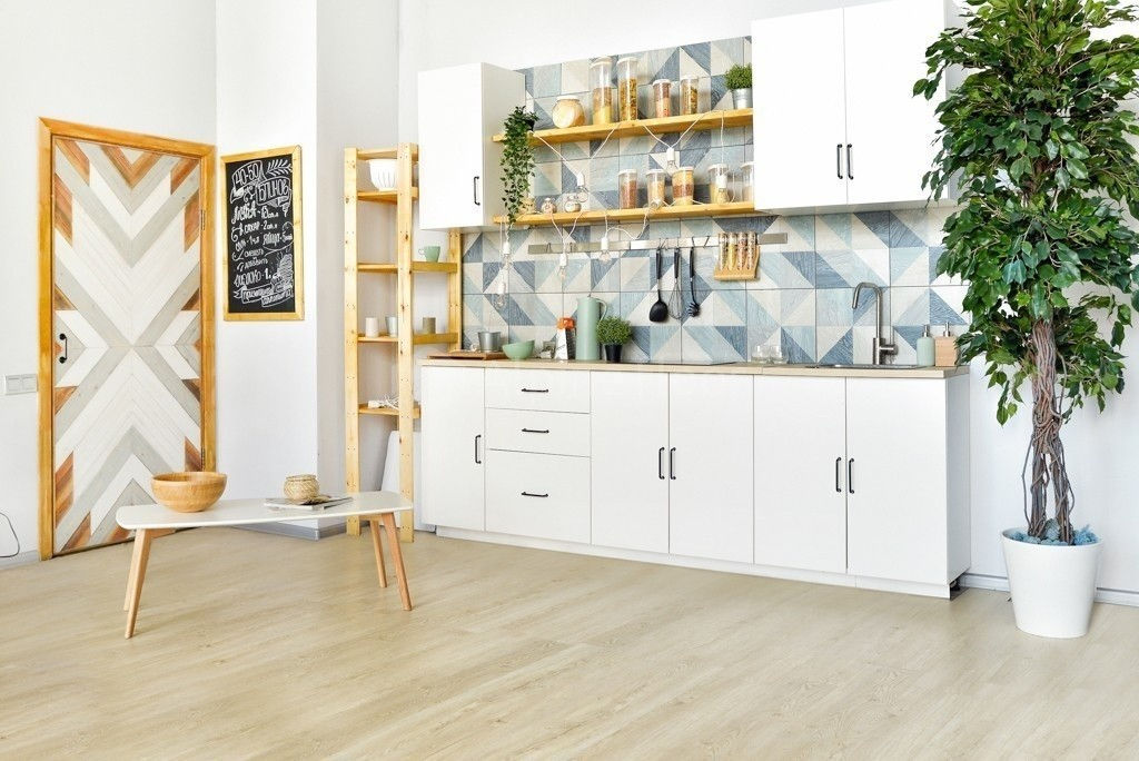 Замковая ПВХ плитка Секвойя Медовая  (1219*184*3,2мм) — купить в Череповце