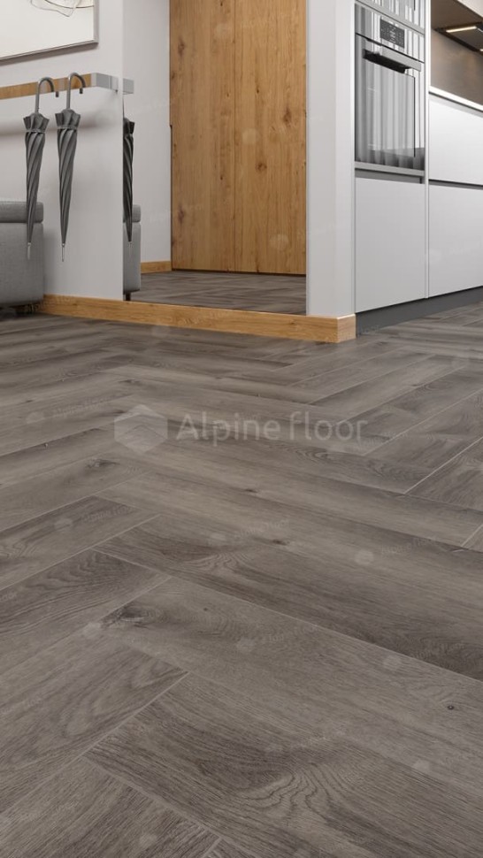 Виниловая плитка "Alpine Floor" Parquet LVT Дуб Мерга (590*118*2,5 мм) — купить в Череповце