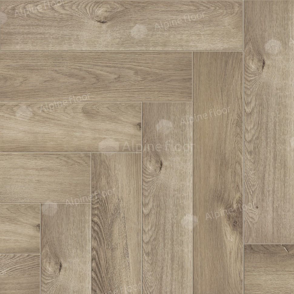 Виниловая плитка "Alpine Floor" Parquet LVT Дуб Натуральный Отбеленный (590*118*2,5 мм) — купить в Череповце