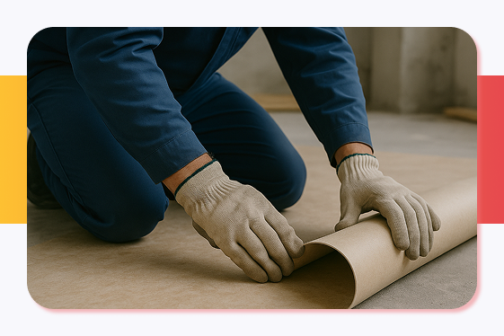 Демонтаж линолеума