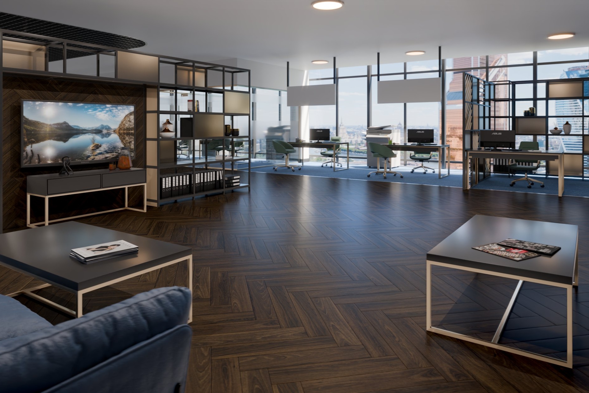 Инженерный паркет «Damy Floor» Шоколадный (укладка елочкой) — купить в Череповце