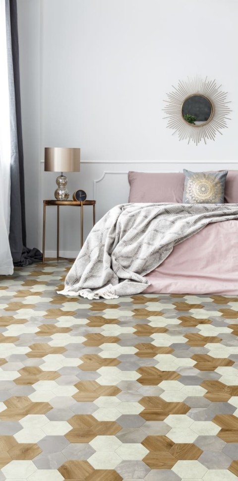 Виниловая плитка "Moduleo" Moods Hexagon 351 (226,32*196*2,5 мм) — купить в Череповце