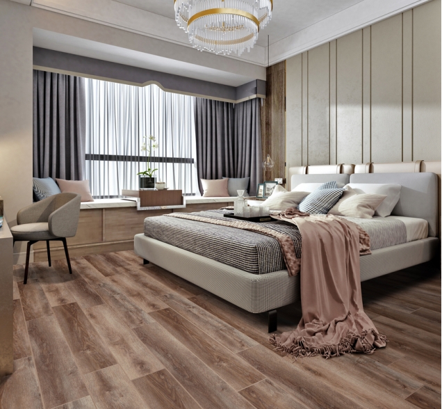 SPC ламинат "CronaFloor" Wood 4V Дуб Охрид (1200*180*4 мм) — купить в Череповце