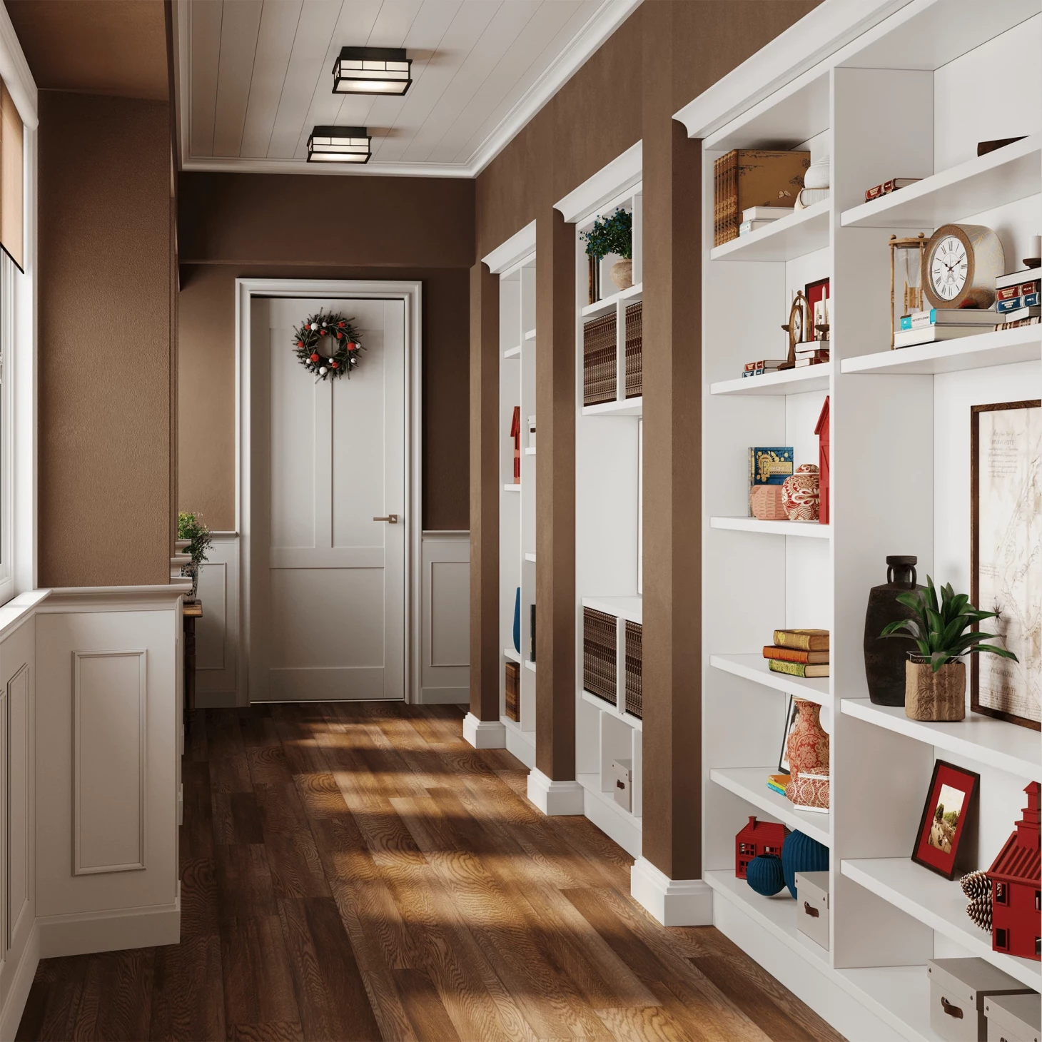 SPC плитка для пола Орех (1220*180*4 мм) — купить в Череповце