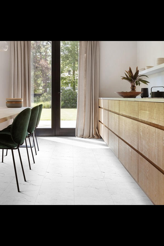 Замковая ПВХ плитка Carrara Marble 112 (610*303*5 мм) — купить в Череповце