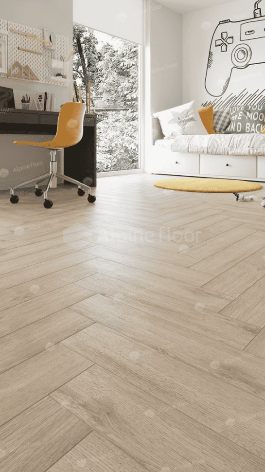 Виниловый ламинат "Alpine Floor" Parquet Light Дуб Медия (600*125*4 мм) — купить в Череповце