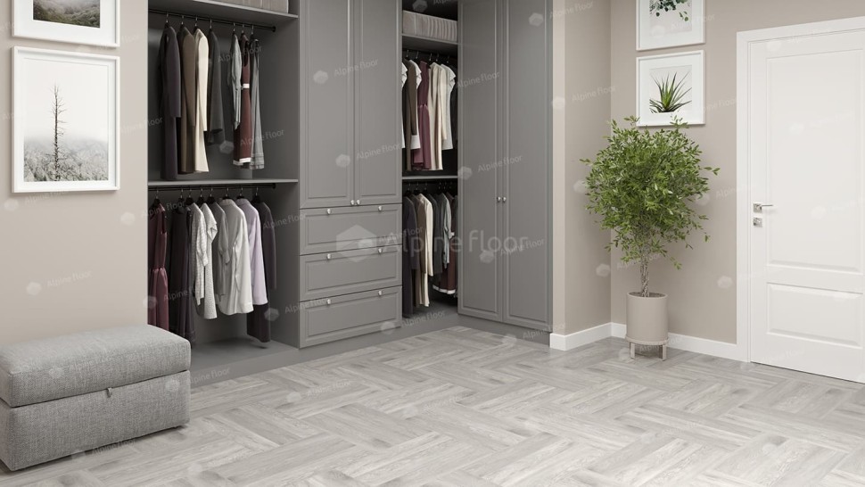 Виниловая плитка "Alpine Floor" Parquet LVT Дуб Полис (590*118*2,5 мм) — купить в Череповце