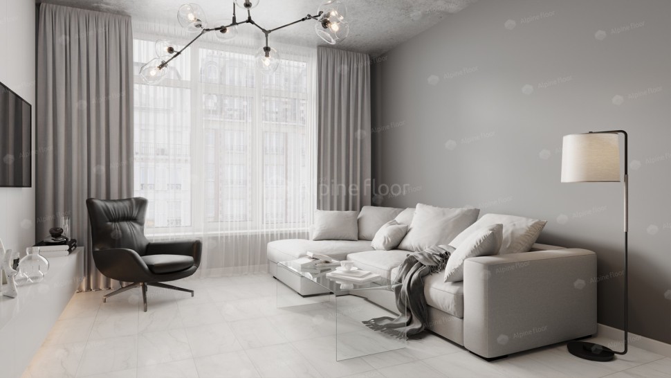 Виниловая плитка "Alpine Floor" Light Stone Брайс (608*303*2,5 мм) — купить в Череповце