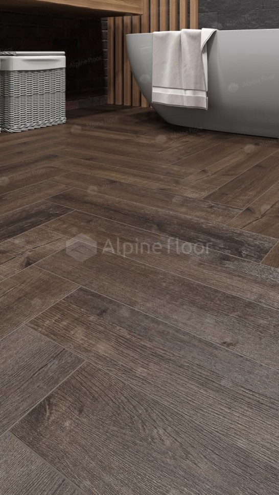 Виниловая плитка "Alpine Floor" Parquet LVT Дуб Альферац (590*118*2,5 мм) — купить в Череповце