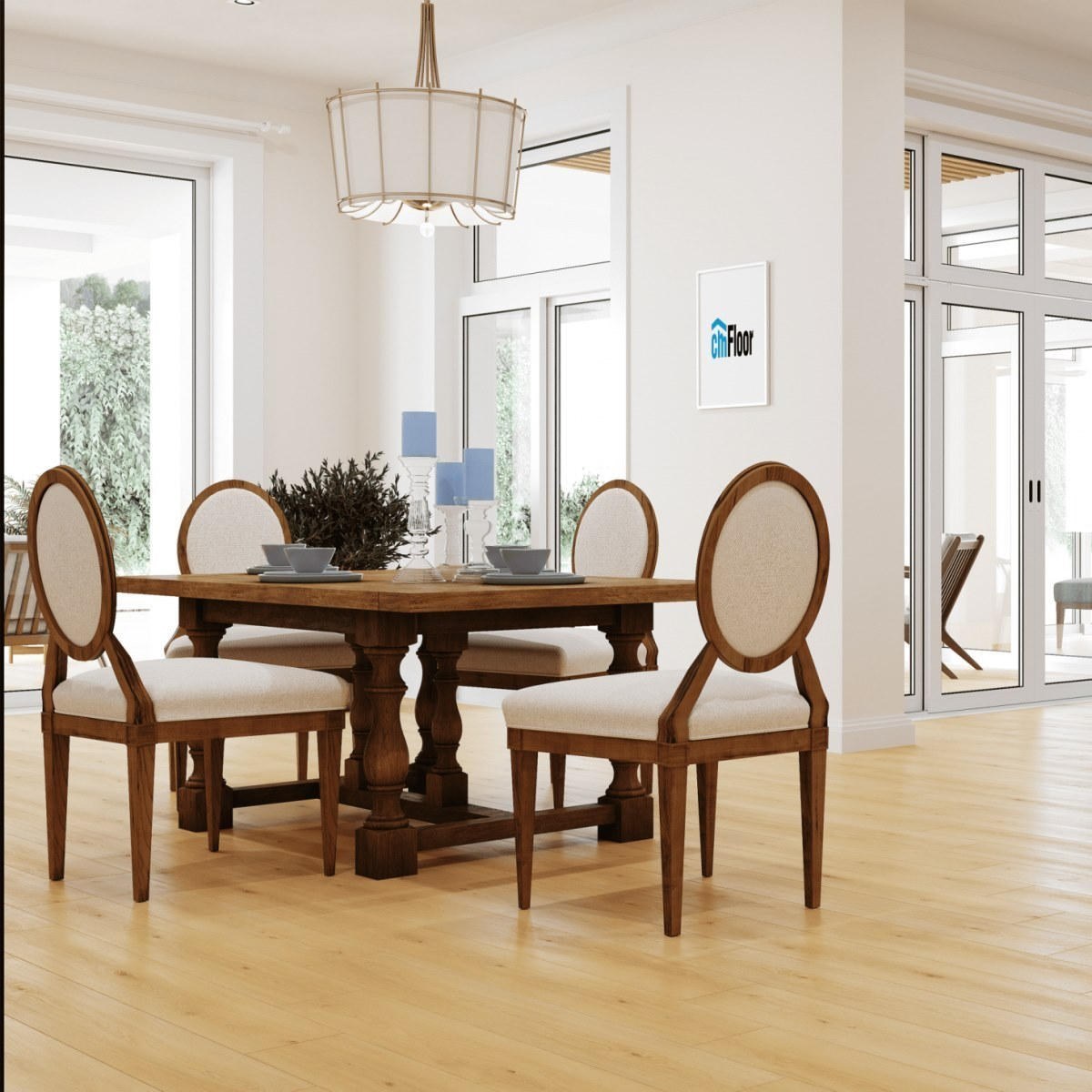 Виниловое напольное покрытие ScandiWood 09 Дуб Орегон (180*1220*5 мм) — купить в Череповце