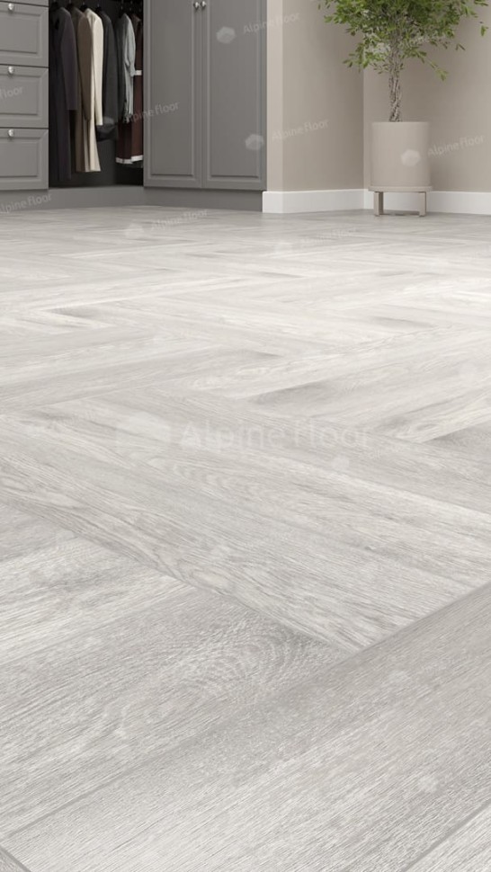 Виниловая плитка "Alpine Floor" Parquet LVT Дуб Полис (590*118*2,5 мм) — купить в Череповце