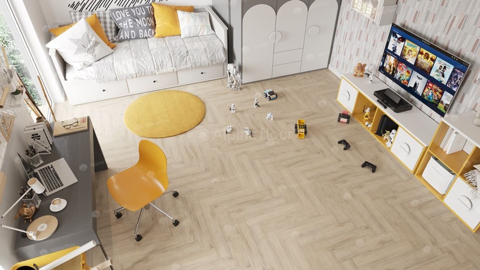 Виниловая плитка "Alpine Floor" Parquet LVT Дуб Медия (590*118*2,5 мм) — купить в Череповце