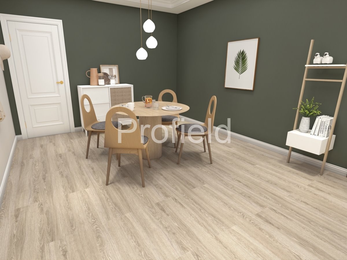 HSPC ламинат "Profield" Дуб Светлый (1200*228*5,5 мм) — купить в Череповце