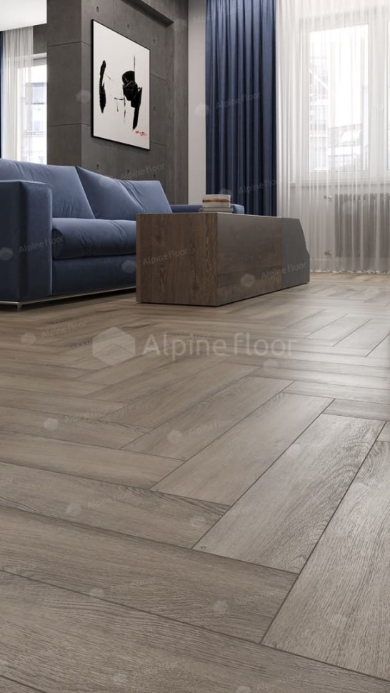 Виниловая плитка "Alpine Floor" Parquet LVT Дуб Исида (590*118*2,5 мм) — купить в Череповце