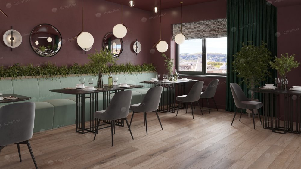 SPC Ламинат "Alpine Floor" Дуб персиковый (1220*183*8 мм) — купить в Череповце