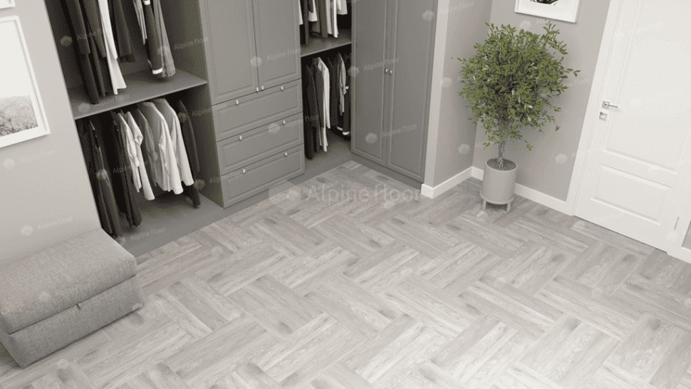 Виниловый ламинат "Alpine Floor" Parquet Light Дуб Полис (600*125*4 мм) — купить в Череповце