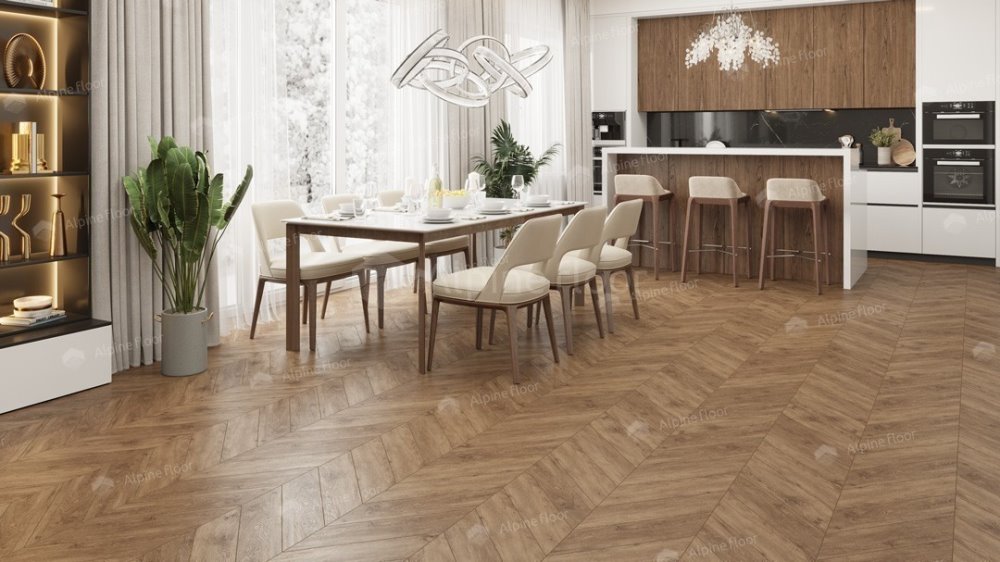 LVT плитка "Alpine Floor" Гевуина (555*127*2,5 мм) — купить в Череповце