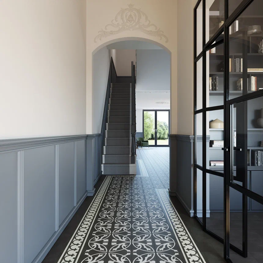 Кварцвиниловая плитка "Invictus" Victorian Deco Charcoal (229*229*2,5мм) — купить в Череповце