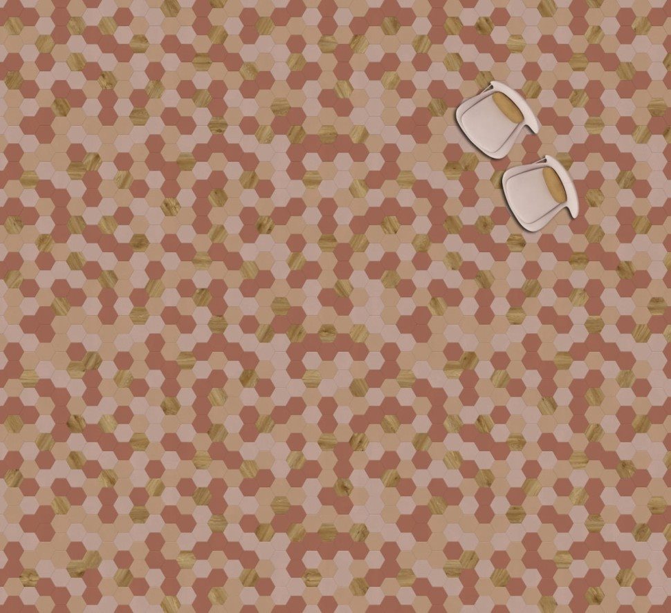 Виниловая плитка "Moduleo" Moods Hexagon 350 (226,32*196*2,5 мм) — купить в Череповце