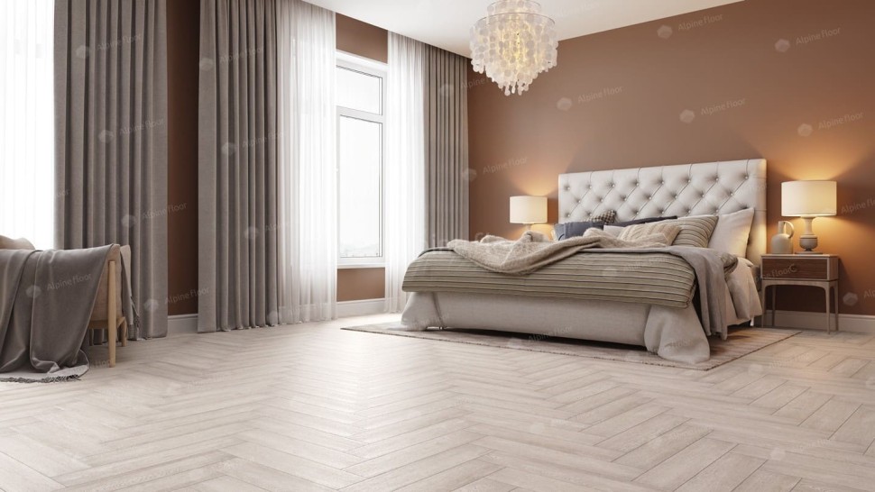 Виниловая плитка "Alpine Floor" Parquet LVT Голубой Лес (590*118*2,5 мм) — купить в Череповце