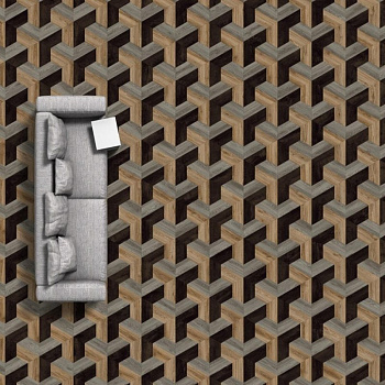 Виниловая плитка Mesh 416 (453*196*2,5 мм) — фото и характеристики